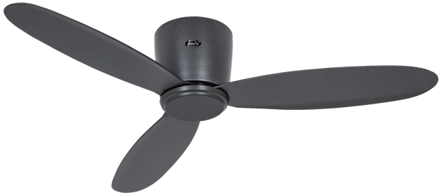 CASAFAN Energiespar Deckenventilator mit Fernbedienung Eco Plano II WiFi 112 cm Basaltgrau