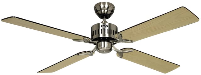 CASAFAN Deckenventilator mit Fernbedienung Telesto 132 cm Chrom Gebürstet