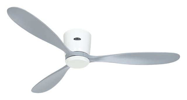 CASAFAN Energiespar Deckenventilator mit Fernbedienung Eco Plano Wood WiFi Weiß - Lichtgrau