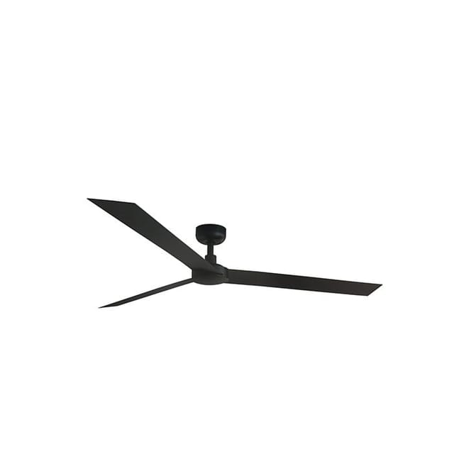 FARO Energiespar Deckenventilator mit Fernbedienung Cruiser XL Schwarz 160 cm