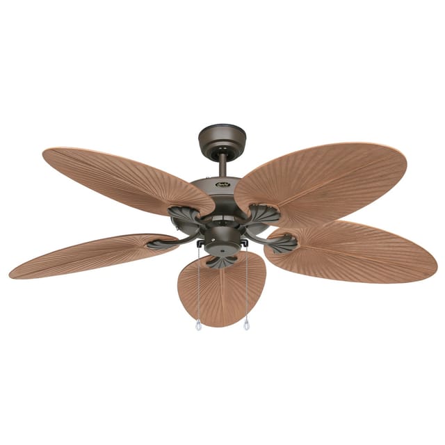 CASAFAN Outdoor Deckenventilator mit Zugketten Classic Outdoor Bronze - Palme