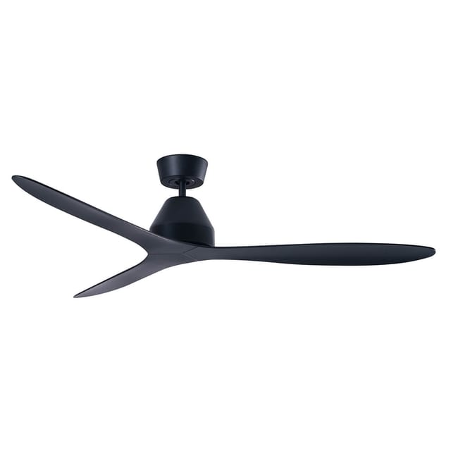 Lucci Air Energiespar Deckenventilator Whitehaven 142 cm mit Fernbedienung in Schwarz