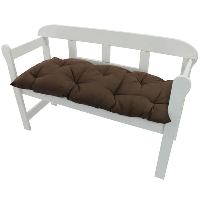 NYVI Bankauflage für Gartenbänke 110x45 cm Braun