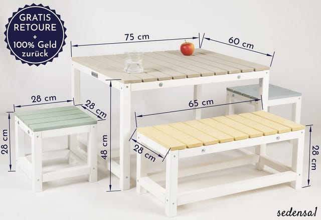 WONDERMAKE Design Kindersitzgruppe sedensa1