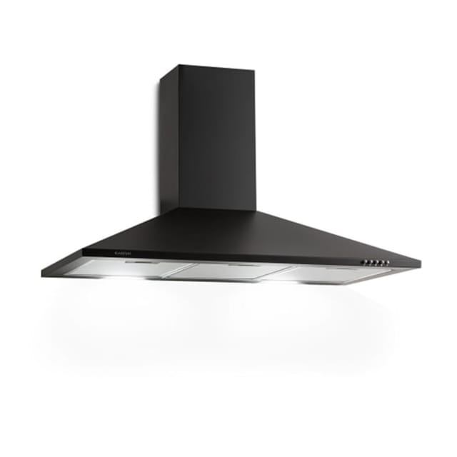 Klarstein Zugspitze 90 Dunstabzugshaube Wandanbau 65W 330m³/h LED Schwarz