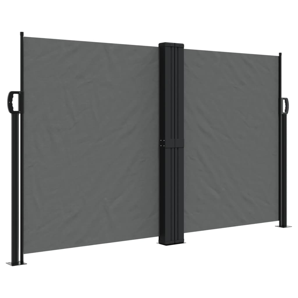 Maison Exclusive - Seitenmarkise Ausziehbar Anthrazit 140x1200 Cm