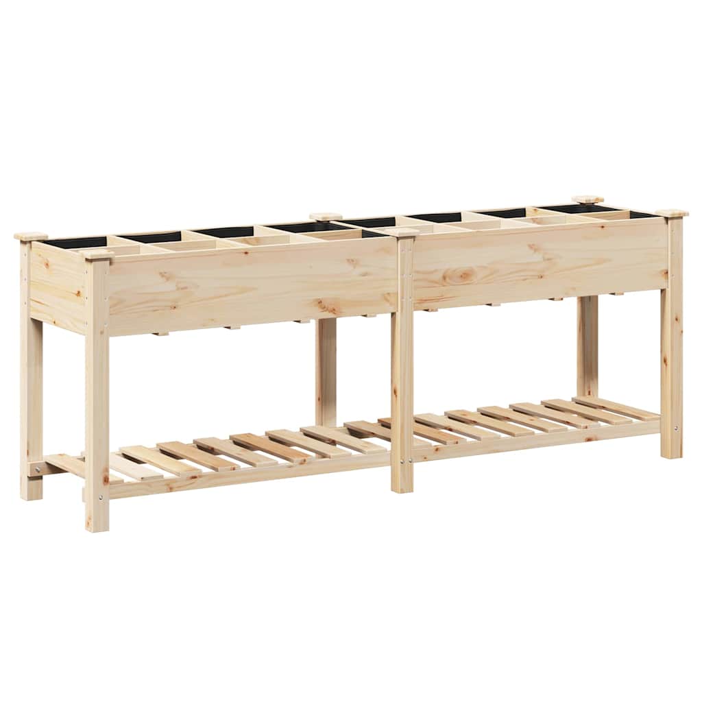 Maison Exclusive - Garten-pflanzgefäß Beige 203,5 X 53 X 76,5 Cm