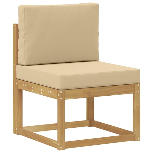 Maison Exclusive - Outdoor-sofagarnitur Weiß Und Beige 59 X 63 X