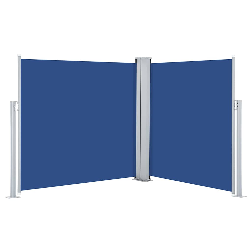 Maison Exclusive - Ausziehbare Seitenmarkise Blau 100 X 600 Cm