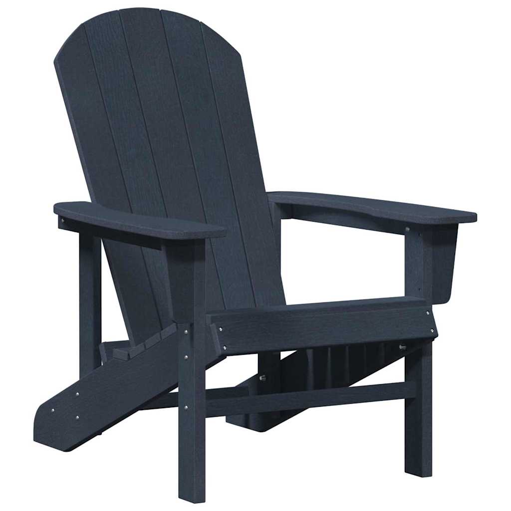 Maison Exclusive - Adirondack-stuhl Marineblau Hdpe