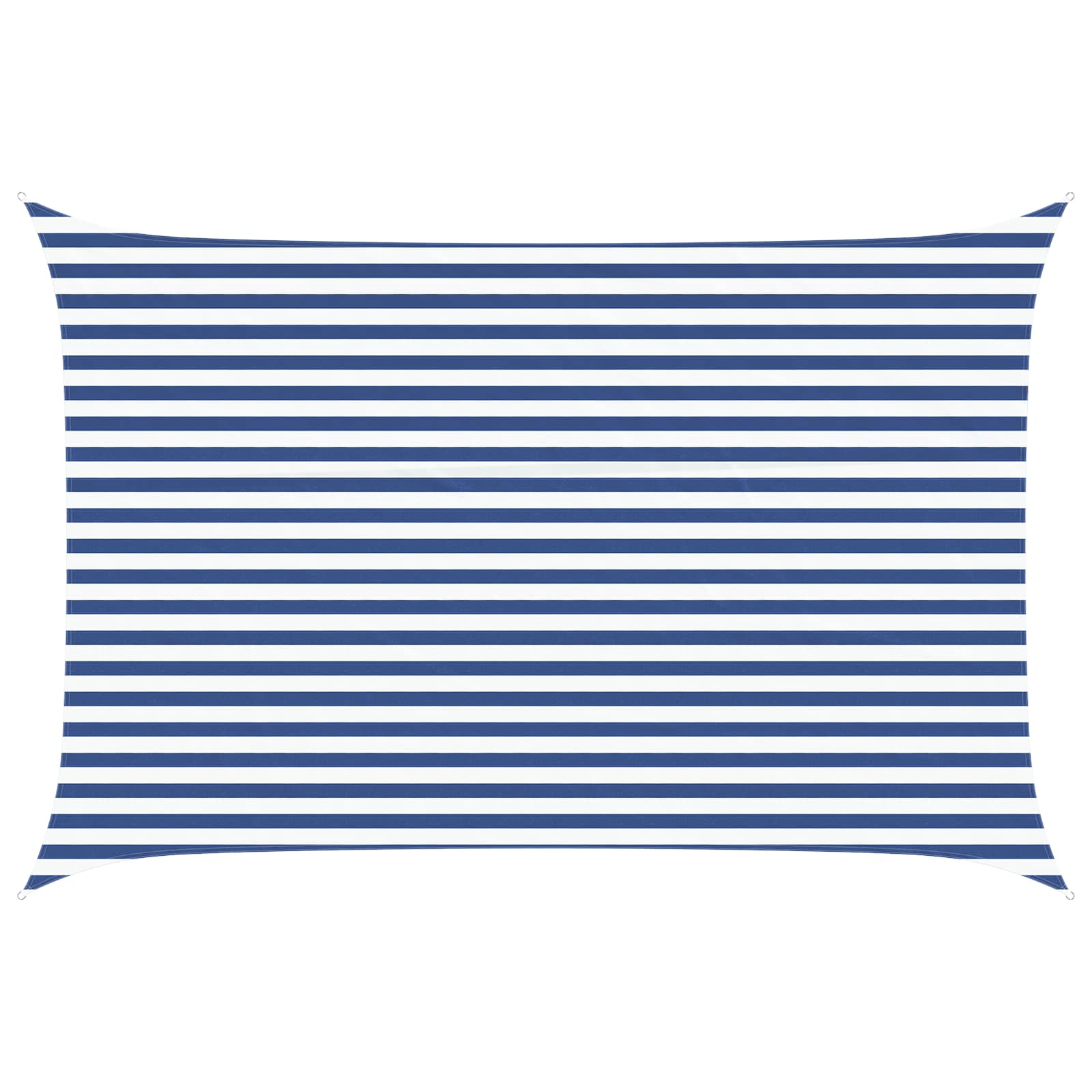 Maison Exclusive - Sonnensegel Blau Und Weiß 4,5 X 3 M 100 % Poly