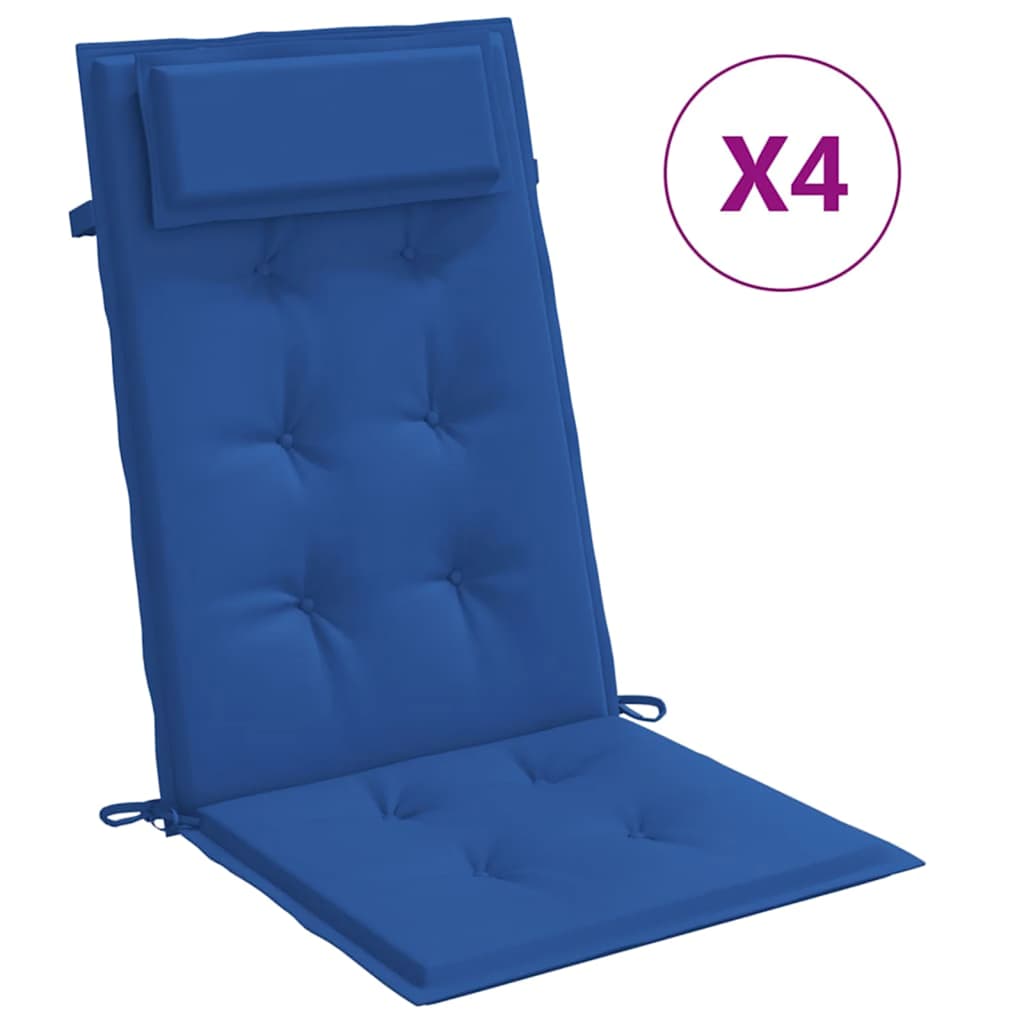 Maison Exclusive - Hochlehner-auflagen 6 Stk. Königsblau Oxford-g