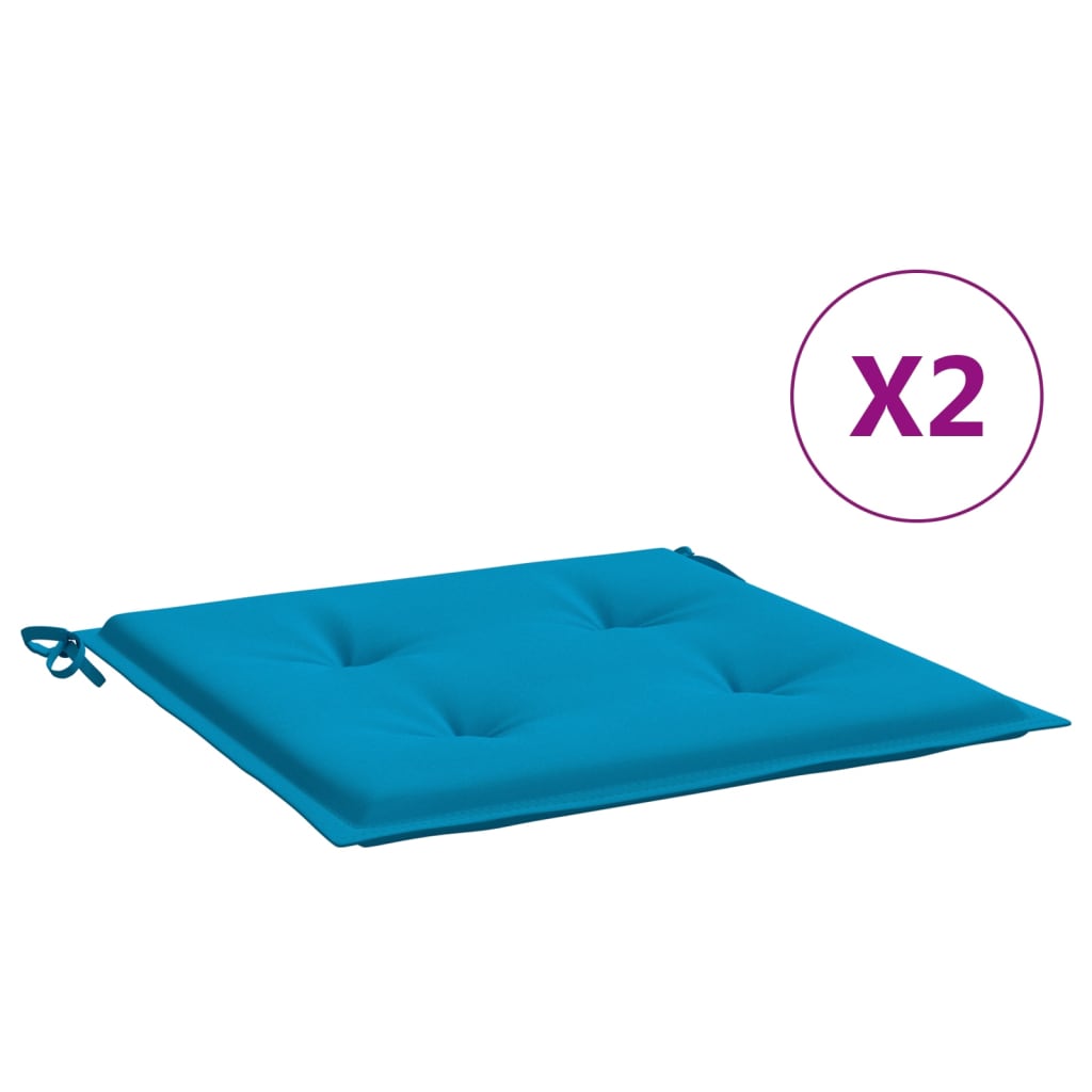 Maison Exclusive - Gartenstuhl-kissen 2 Stk. Blau 50x50x3 Cm Oxfo