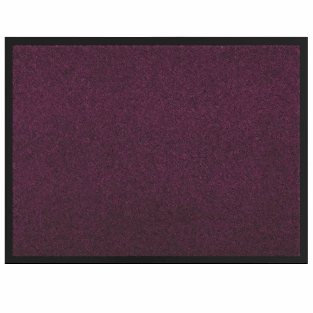 Maison Exclusive - Fußmatte Bordeaux 60 X 80 X 1,2 Cm Teddystoff