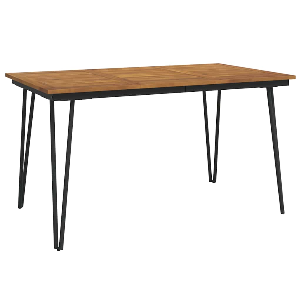 Maison Exclusive - Gartentisch Mit Haarnadel-beinen 140×80×75 Cm