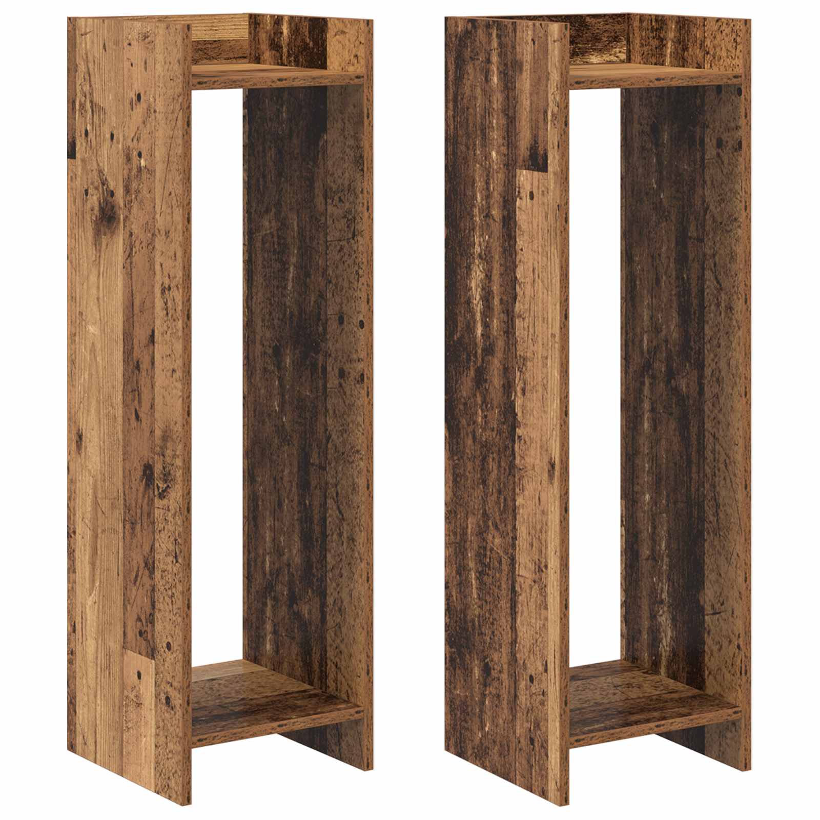 Maison Exclusive - Pflanzenständer 2 Stk. Altholz 30 X 30 X 100 C