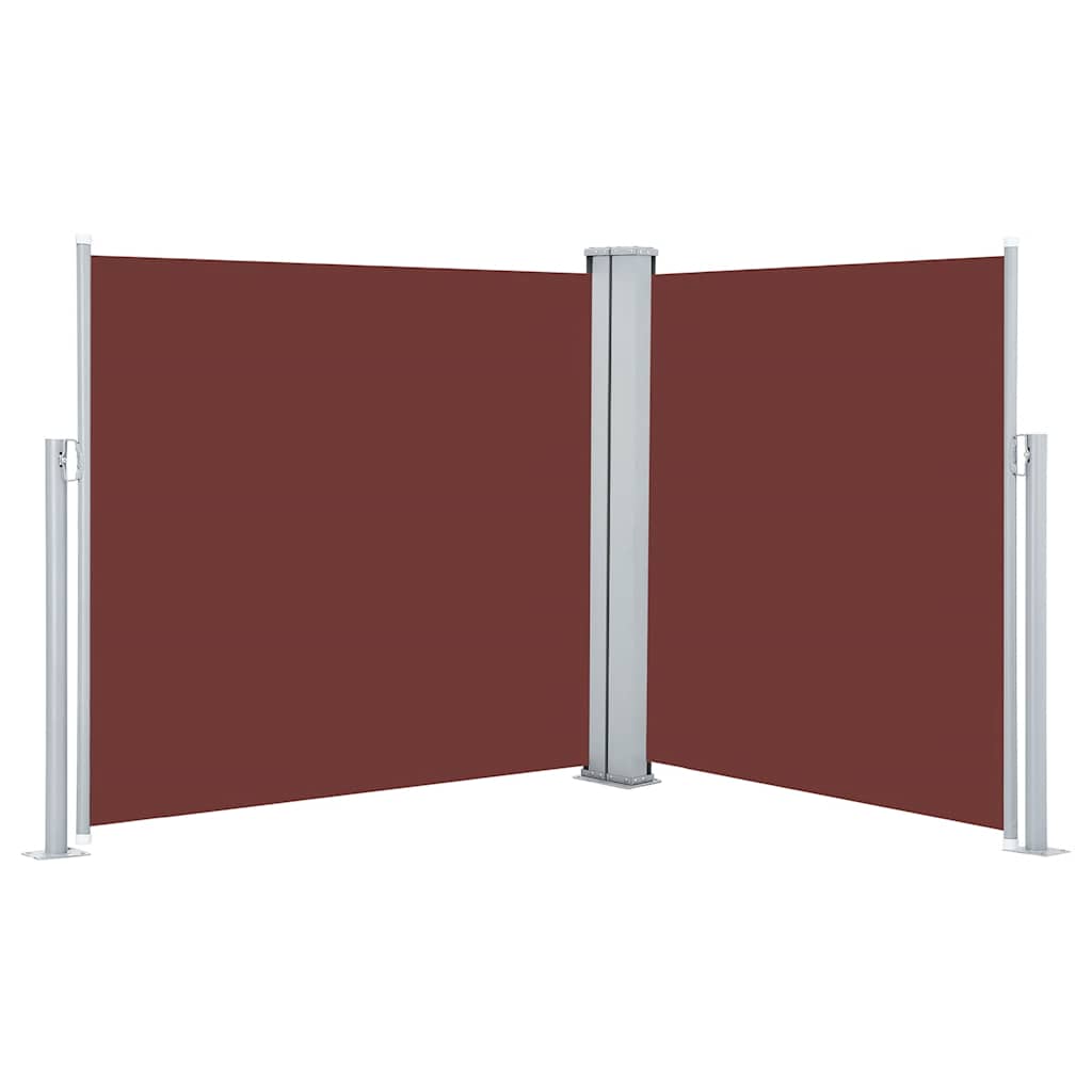 Maison Exclusive - Ausziehbare Seitenmarkise Braun 120 X 600 Cm