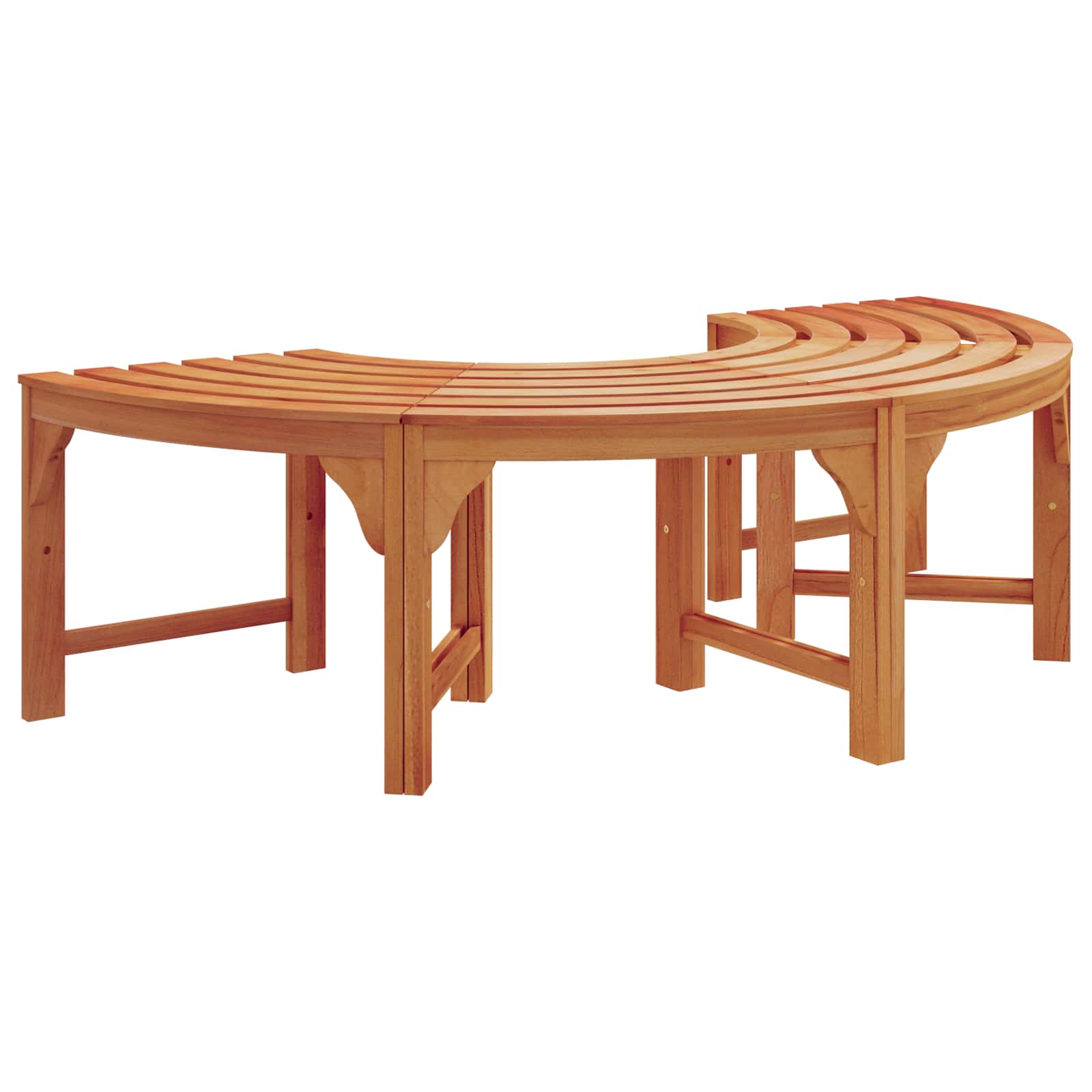 Maison Exclusive - Baumbank 4 -seater 160 X 80 X 45cm Massives Eu