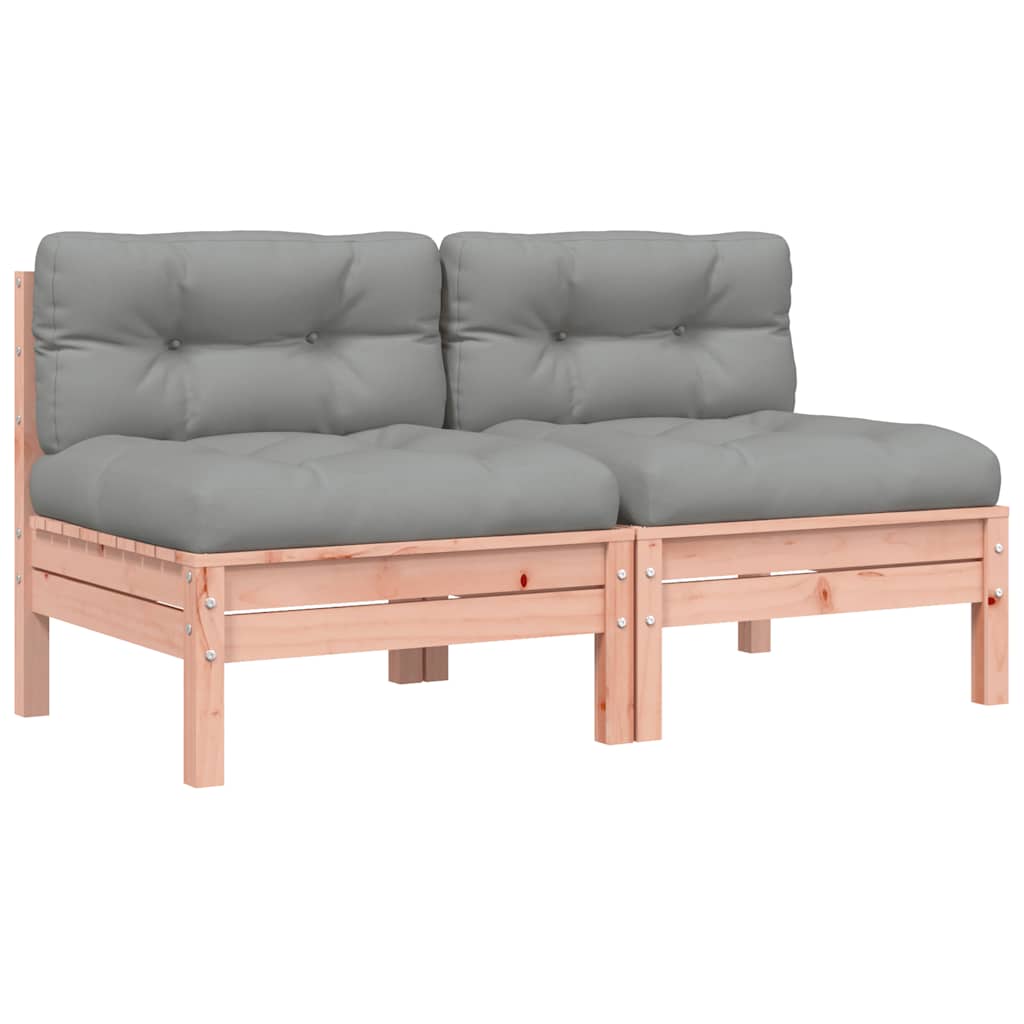 Maison Exclusive - Gartensofa Ohne Armlehnen Mit Kissen 2stk. Mas