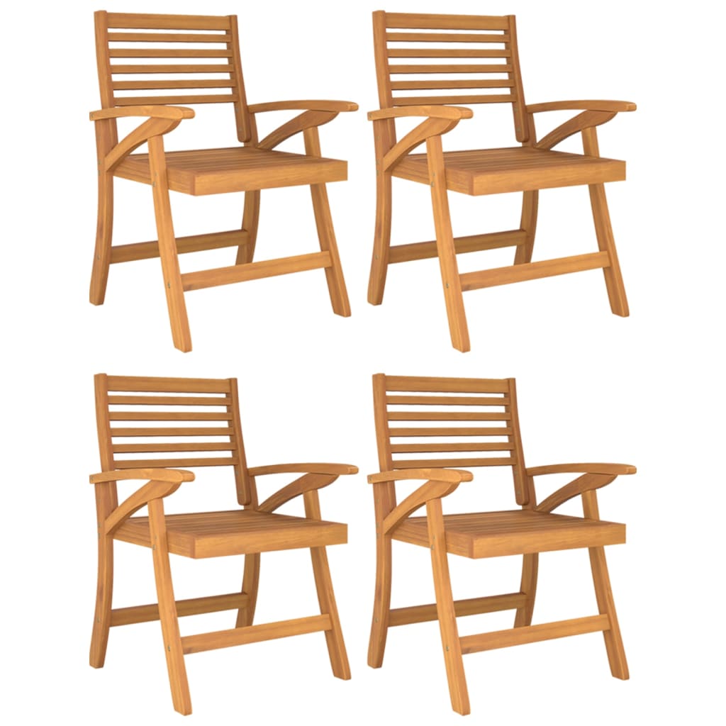 Maison Exclusive - Gartenstühle 4 Stk. 58x58x87 Cm Massivholz Aka