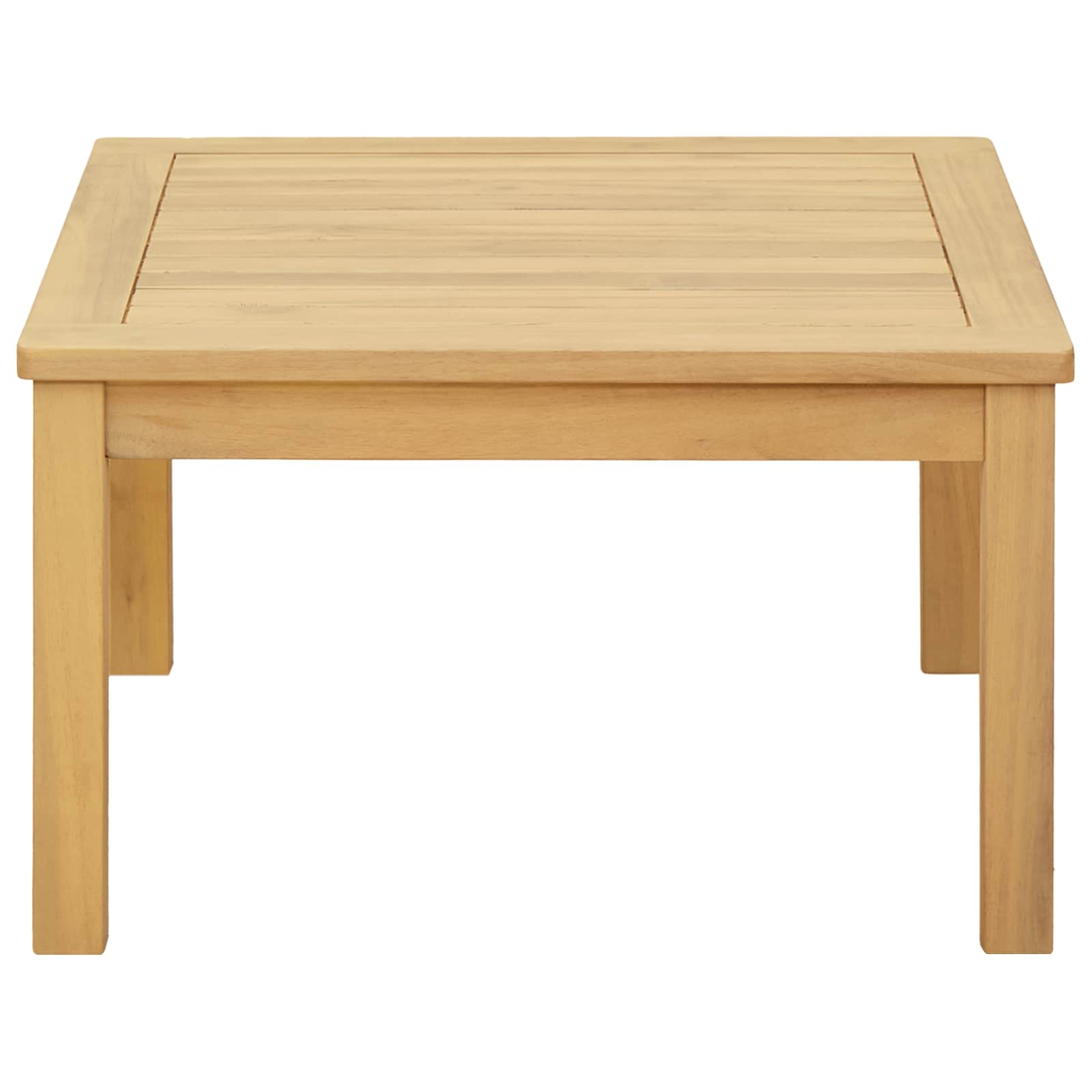 Maison Exclusive - Couchtisch Helles Akazienholz 60 X 60 X 36 Cm