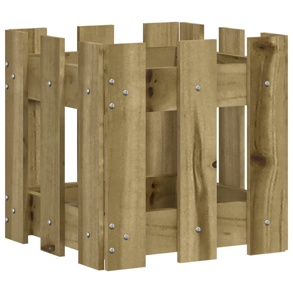 Maison Exclusive - Pflanzkübel Latten-design 30x30x30 Cm Kiefernh