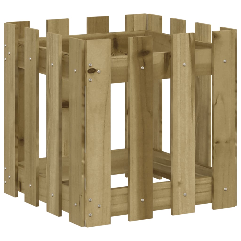Maison Exclusive - Pflanzkübel Latten-design 40x40x40 Cm Kiefernh