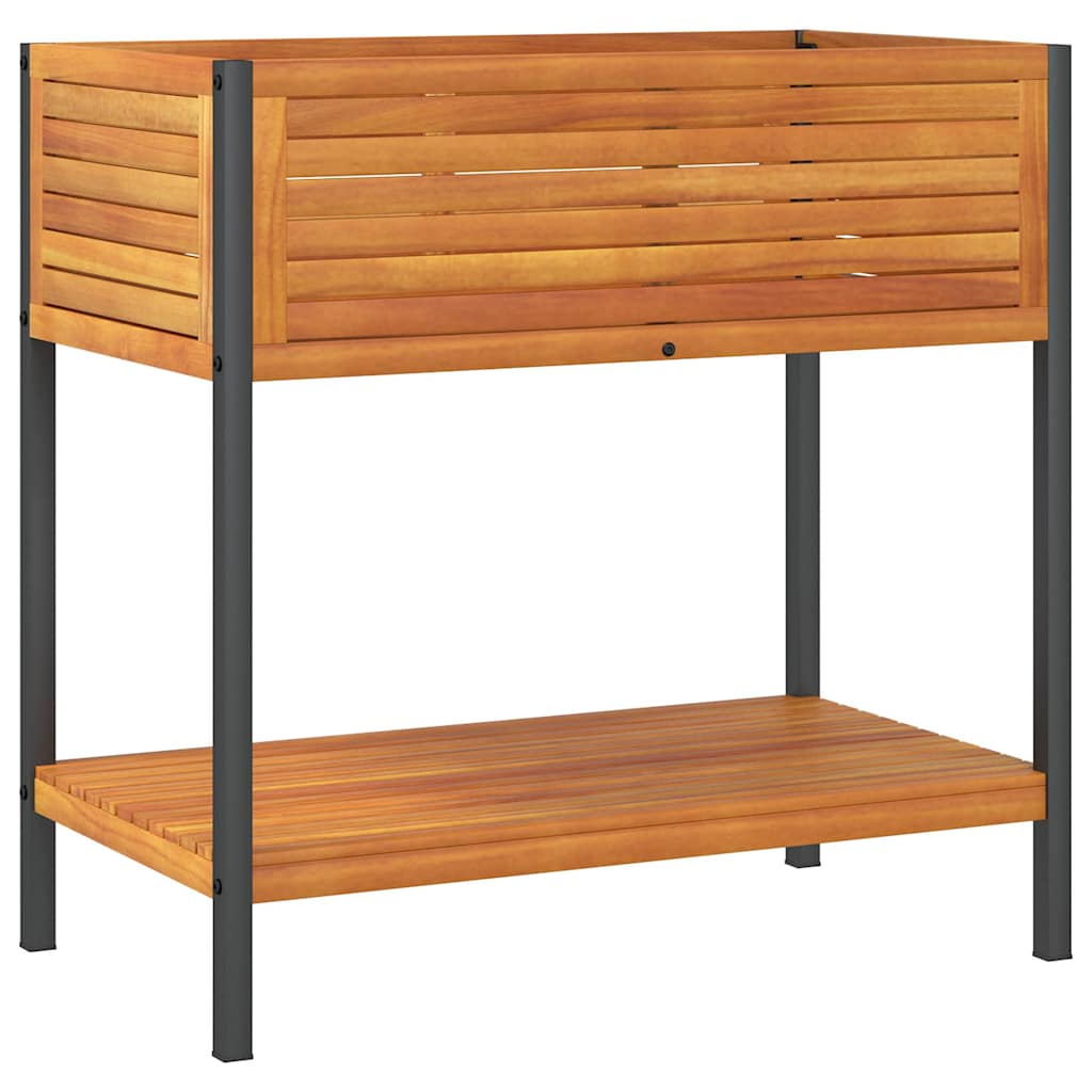 Maison Exclusive - Pflanzkübel Mit Ablage 80x45x80 Cm Massivholz
