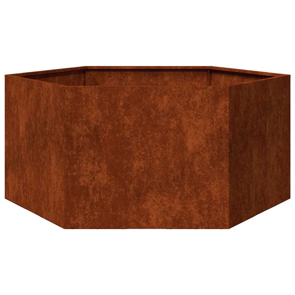 Maison Exclusive - Pflanzkübel Rostig 90x90x45 Cm Cortenstahl