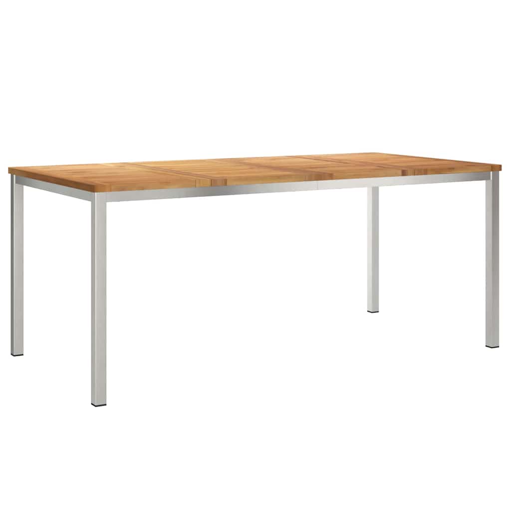 Maison Exclusive - Esstisch 180x90x75 Cm Massives Teakholz Und Ed