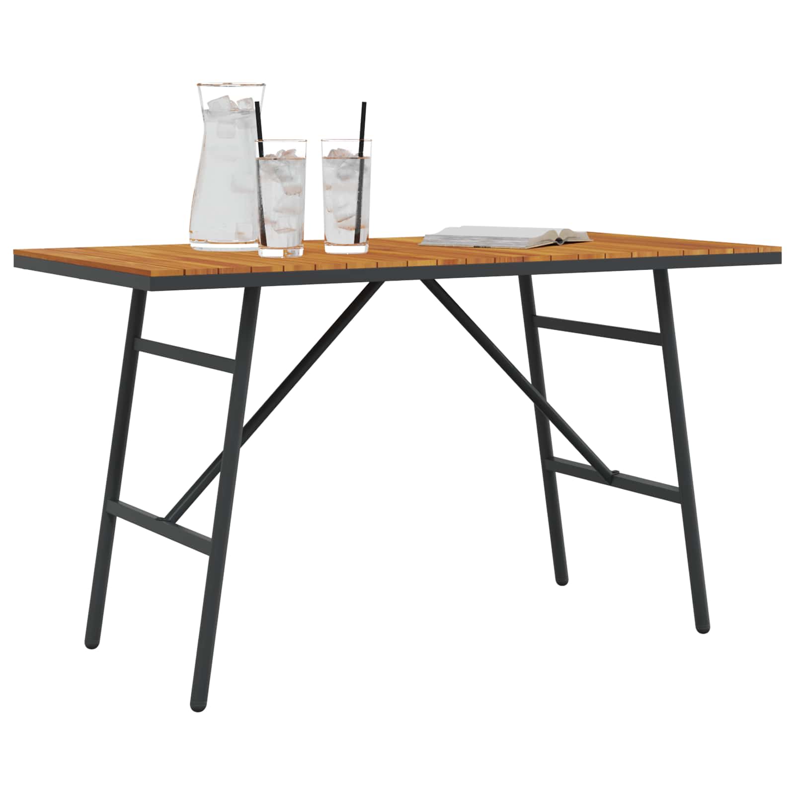 Maison Exclusive - Esstisch Braun 110 X 55 X 61,5 Cm Massivholz A