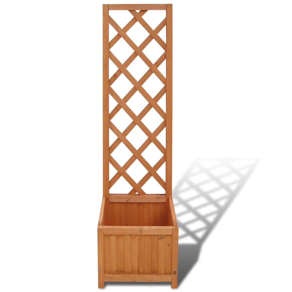 Maison Exclusive - Pflanzkübel Mit Rankhilfe 40 X 30 X 135 Cm