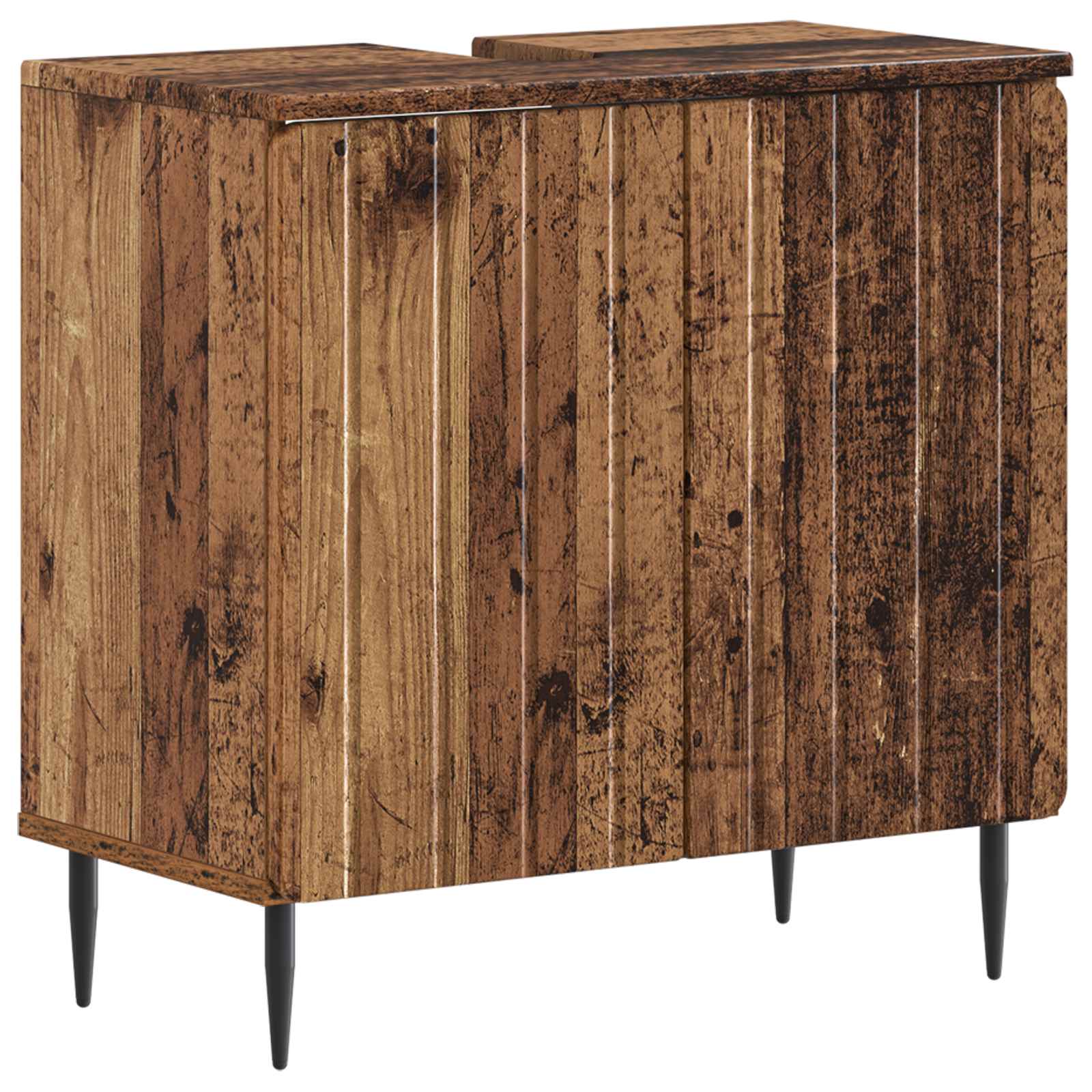 Maison Exclusive - Waschbeckenschrank Zwolle Altholz 59,5 X 31,5
