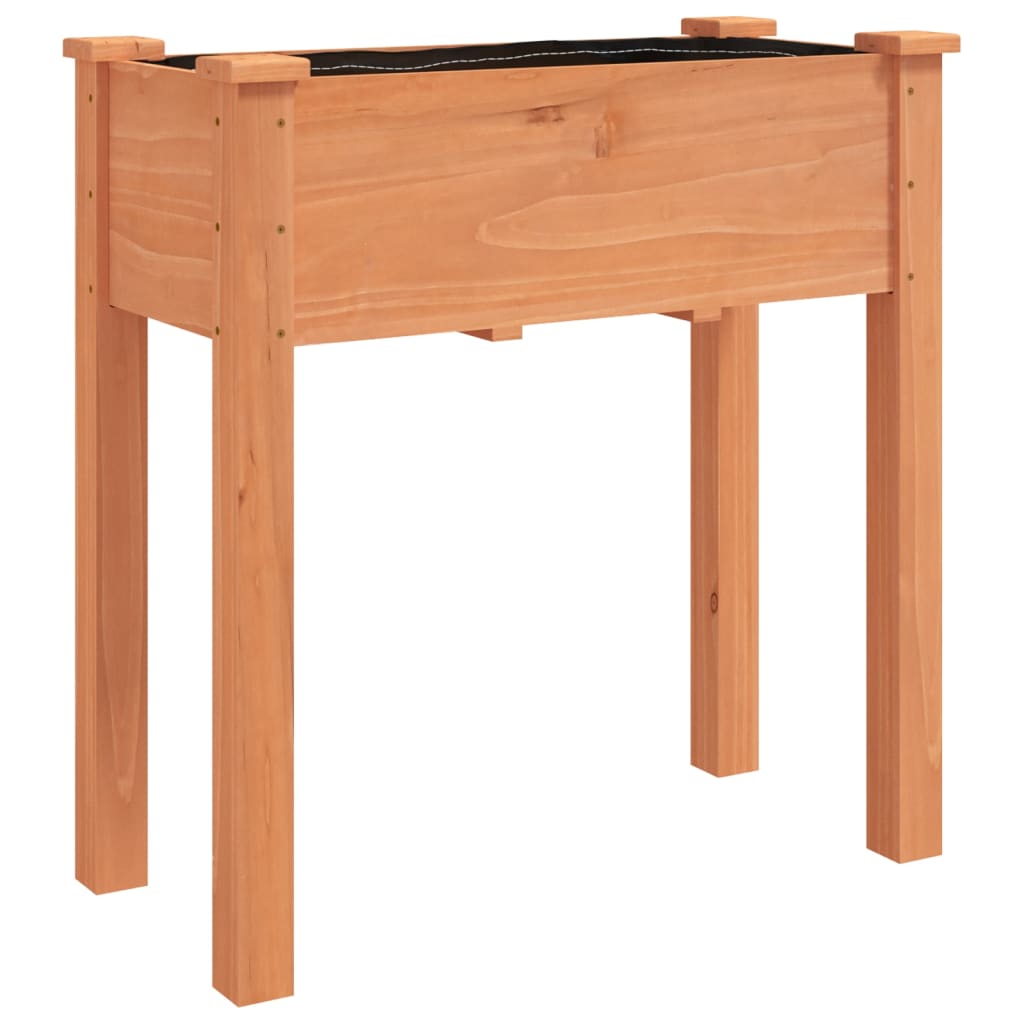 Maison Exclusive - Pflanzkübel Mit Einsatz Braun 71x37x76 Cm Mass