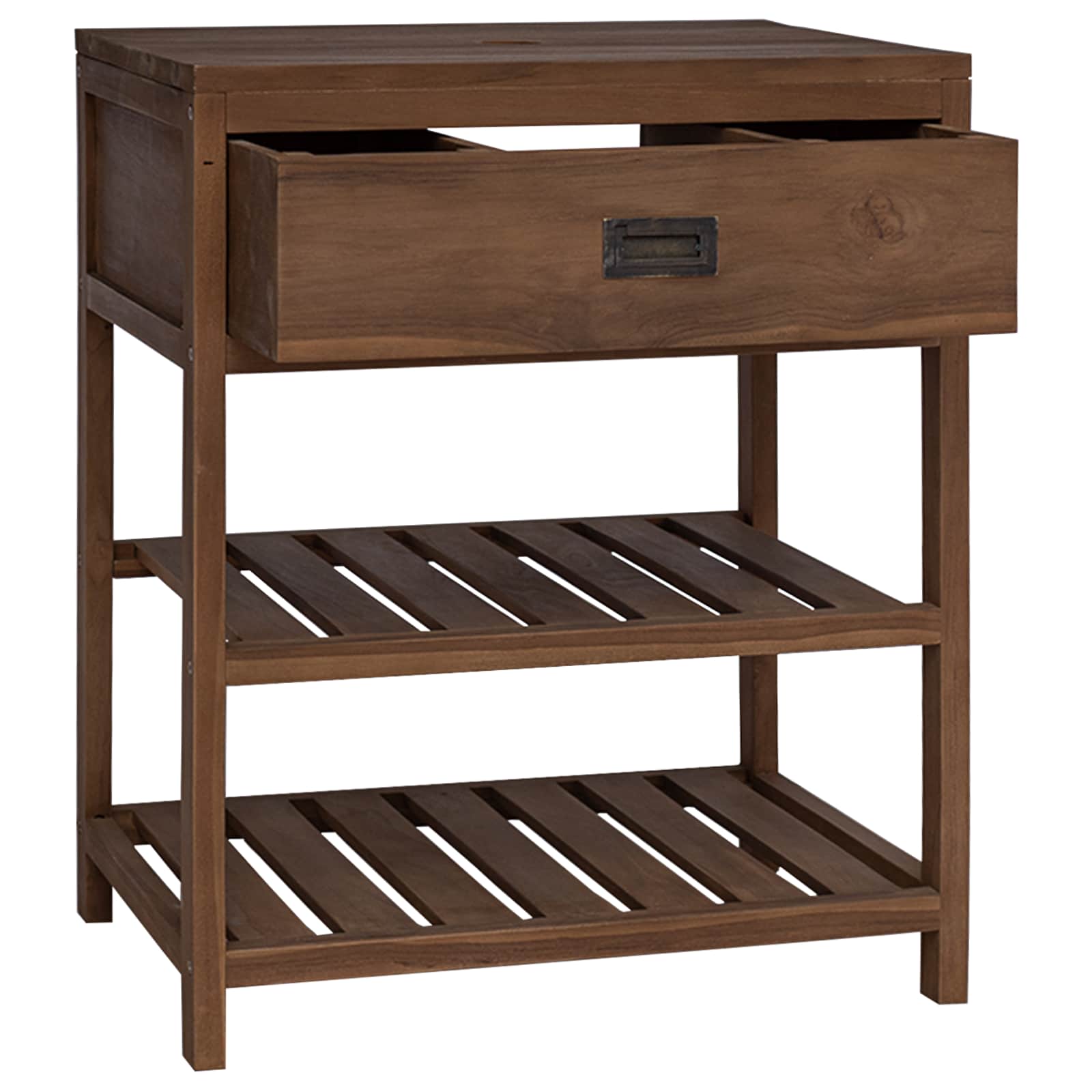 Maison Exclusive - Badezimmerschrank Natur 60 X 45 X 75 Cm Massiv
