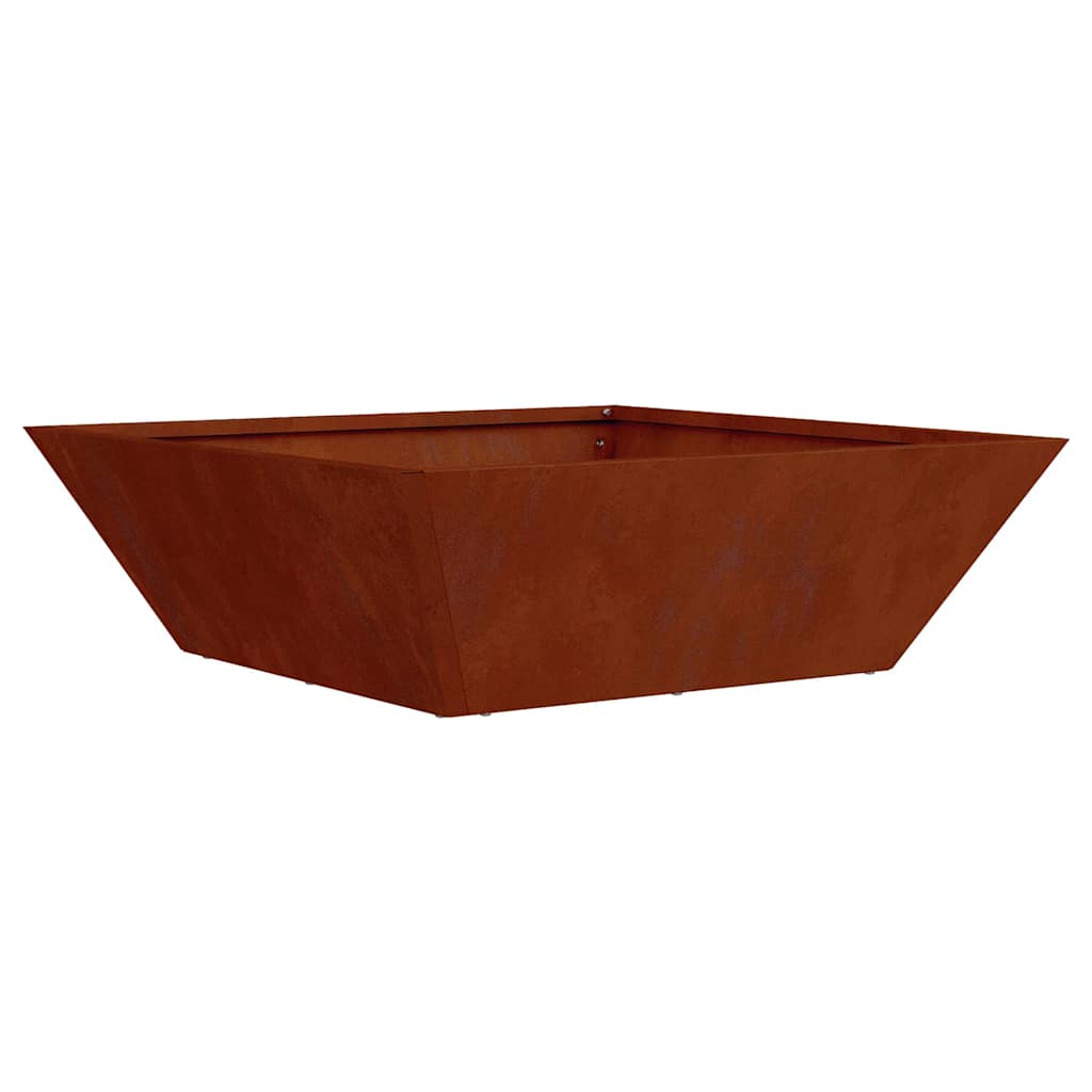 Maison Exclusive - Garten-pflanzgefäß Rostoptik 50 X 50 X 15 Cm W