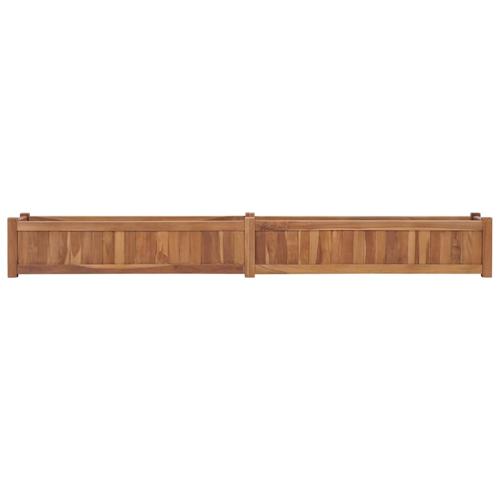 Maison Exclusive - Hochbeet 200x30x25 Cm Massivholz Teak