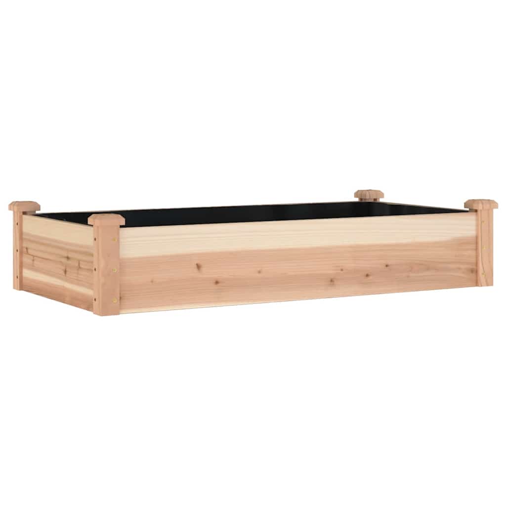 Maison Exclusive - Hochbeet Mit Einsatz 120x60x25 Cm Massivholz T