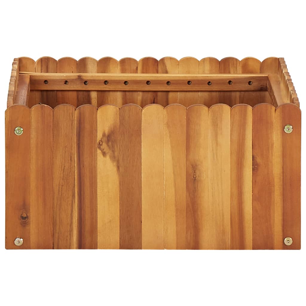 Maison Exclusive - Garten-hochbeet 50 X 50 X 25 Cm Massivholz Aka