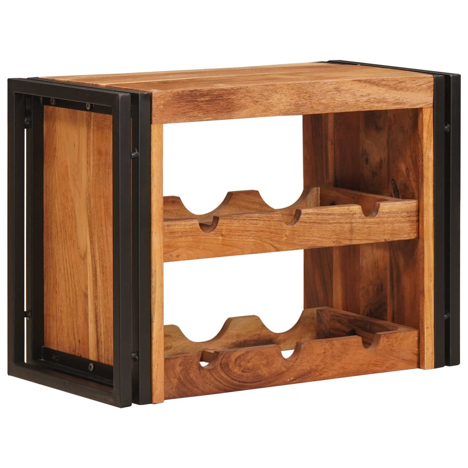 Maison Exclusive - Weinregal Braun 60 X 45 X 33 Cm Massivholz Aka