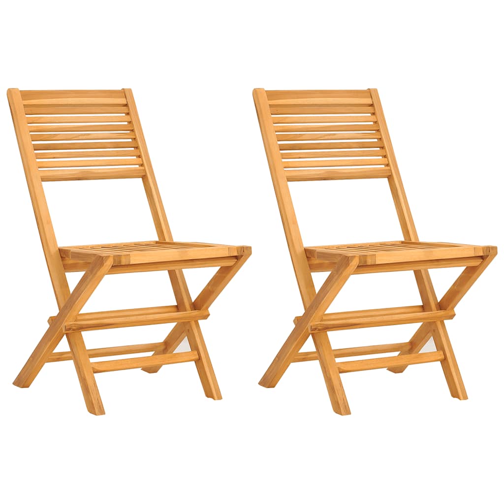 Maison Exclusive - Klappstühle, 2 Stück, 47 X 62 X 90 Cm, Massivh