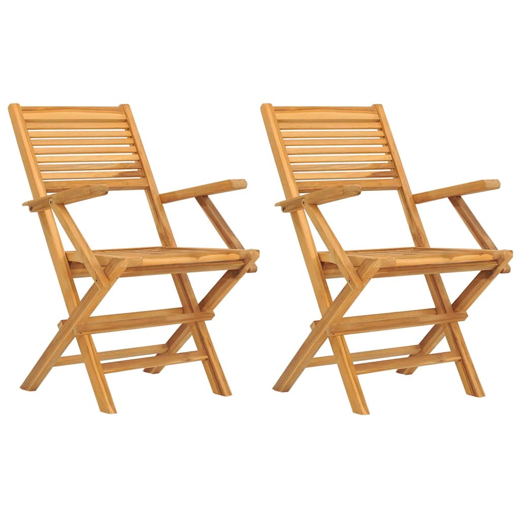 Maison Exclusive - Klappstühle, 2 Stück, 55 X 62 X 90 Cm, Massivh