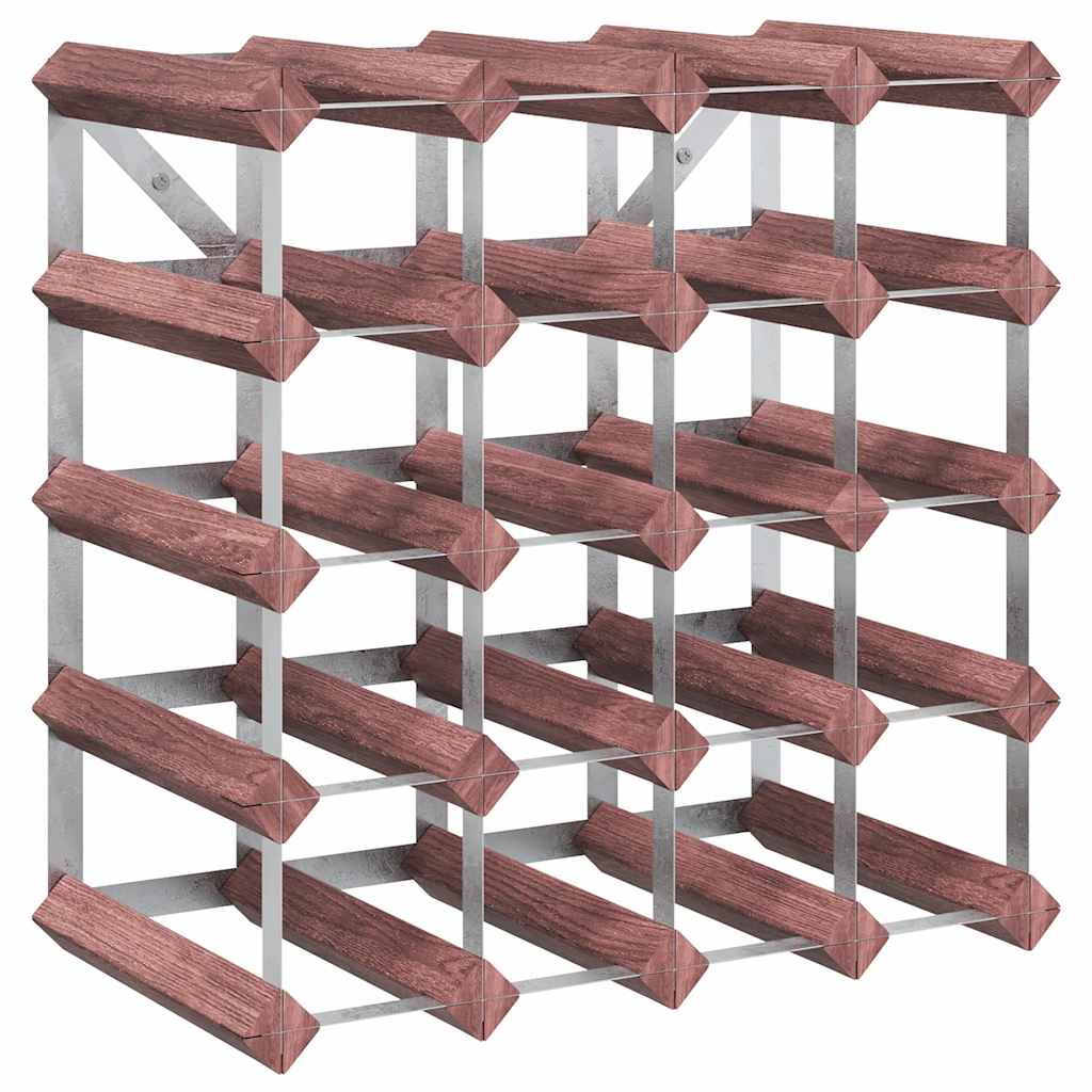 Maison Exclusive - Weinregal Für 20 Flaschen Braun Massivholz Kie