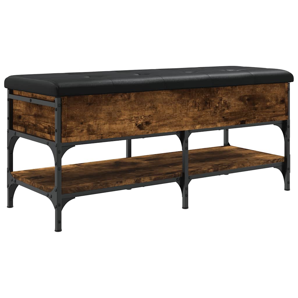 Maison Exclusive - Schuhbank Räuchereiche 102x42x45 Cm Holzwerkst