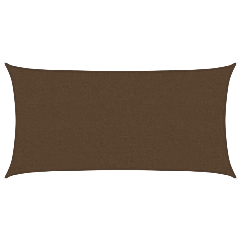 Maison Exclusive - Sonnensegel 160 G/m² Braun 2x4 M Hdpe
