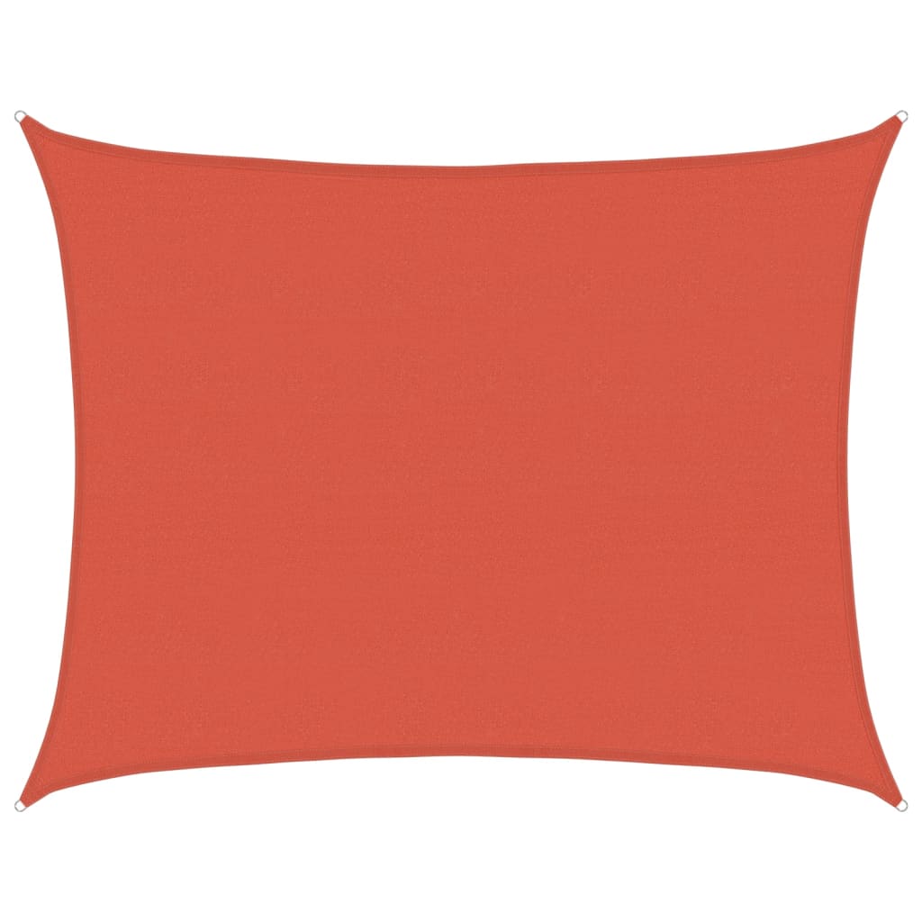 Maison Exclusive - Sonnensegel 160 G/m² Terrakottarot 6x7 M Hdpe