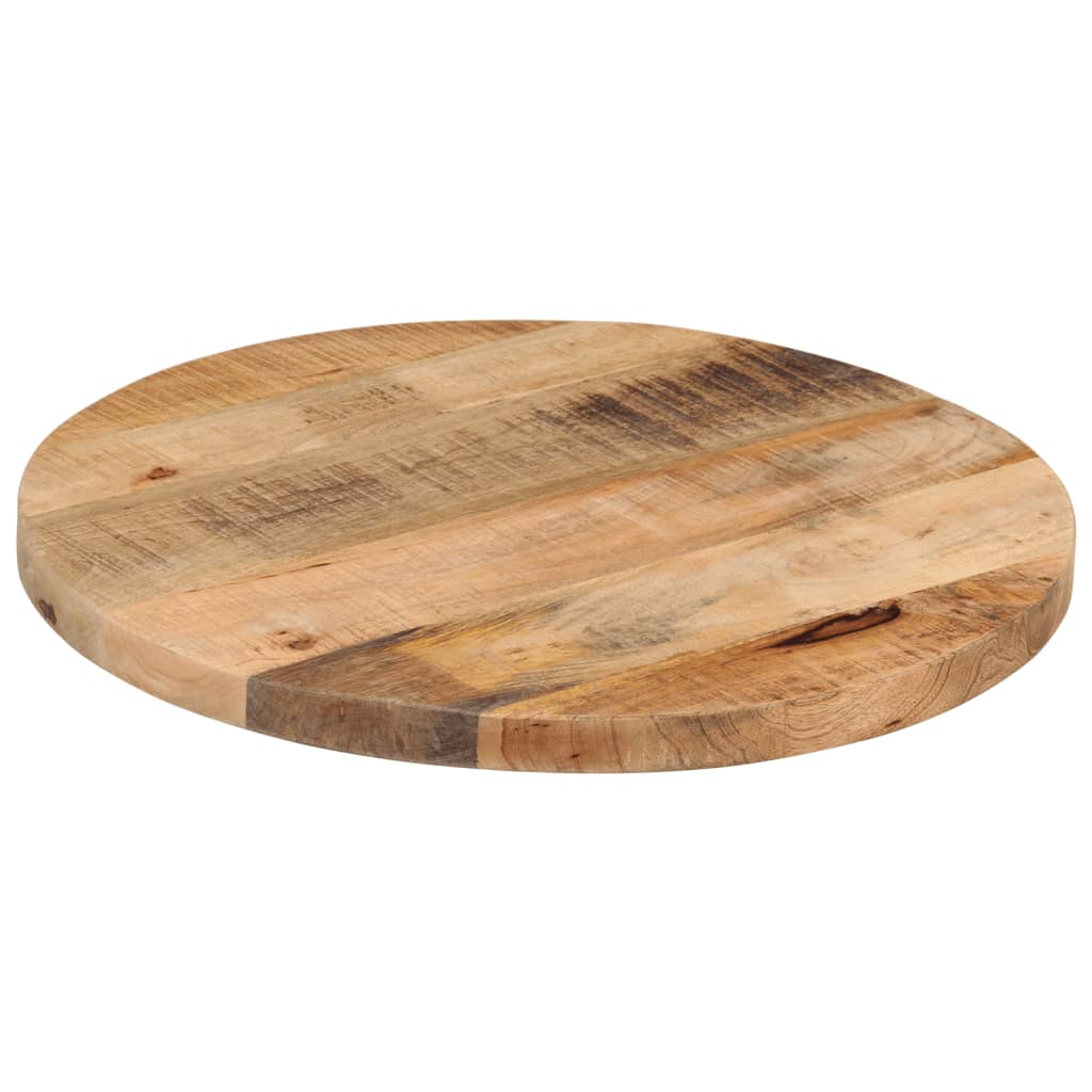 Maison Exclusive - Tischplatte Ø 40x3,8 Cm Rund Raues Massives Ma