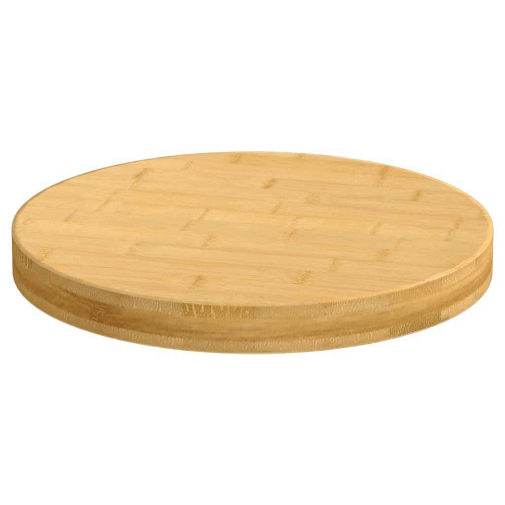 Maison Exclusive - Tischplatte Ø50x4 Cm Bambus