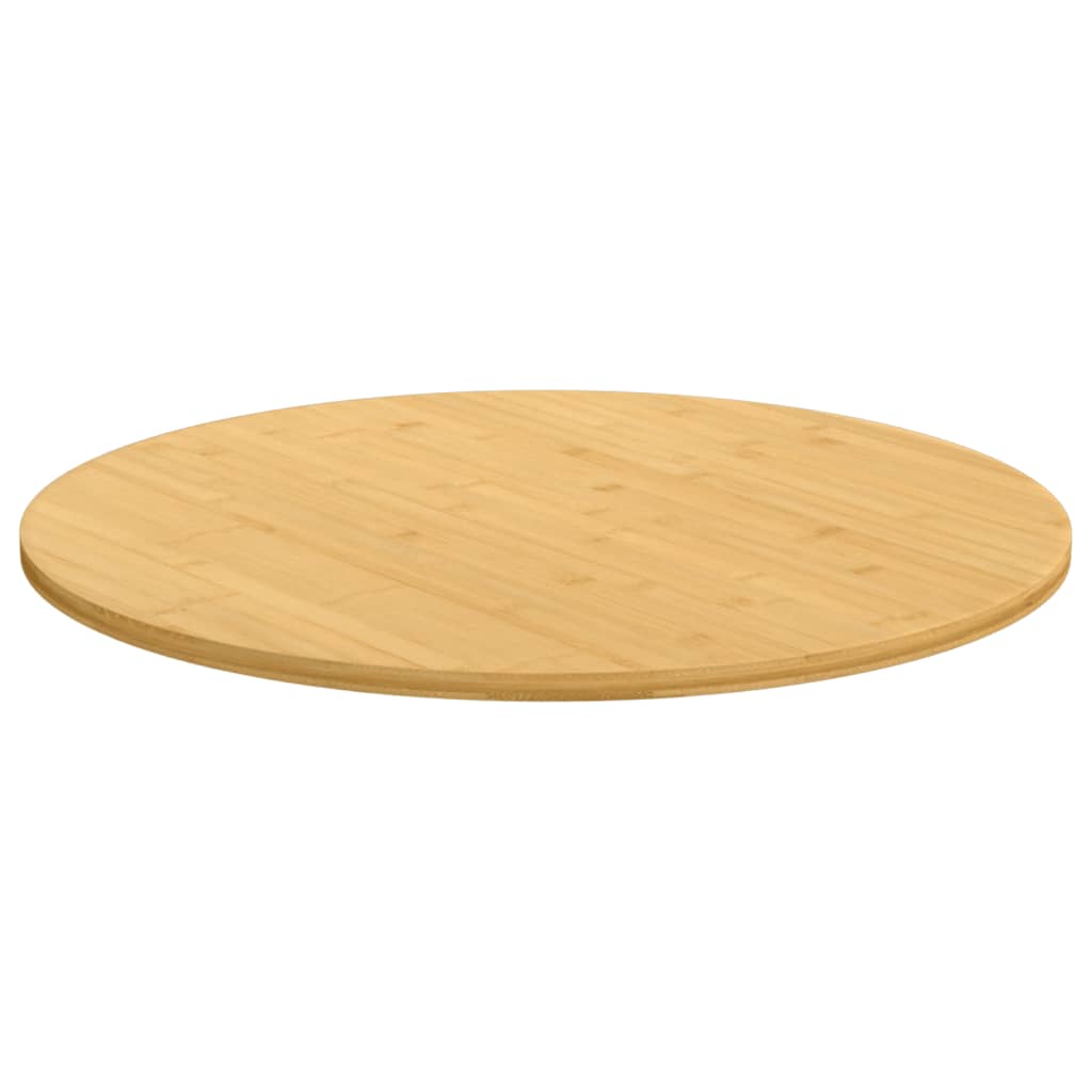 Maison Exclusive - Tischplatte Ø80x1,5 Cm Bambus