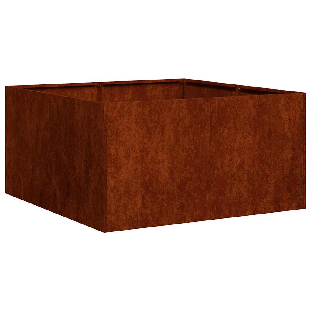 Maison Exclusive - Pflanzkübel Rostig 80x80x40 Cm Wetterfester St